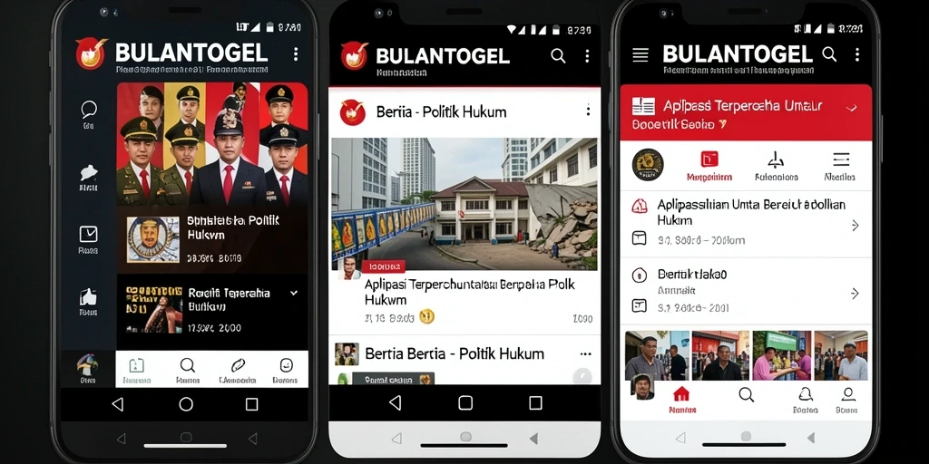 Tampilan antarmuka BULANTOGEL yang informatif dan mudah digunakan.