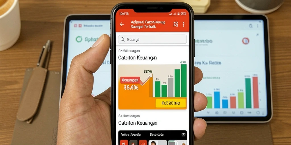 Tampilan antarmuka aplikasi Catatan Keuangan ID678 yang sederhana dan fungsional.