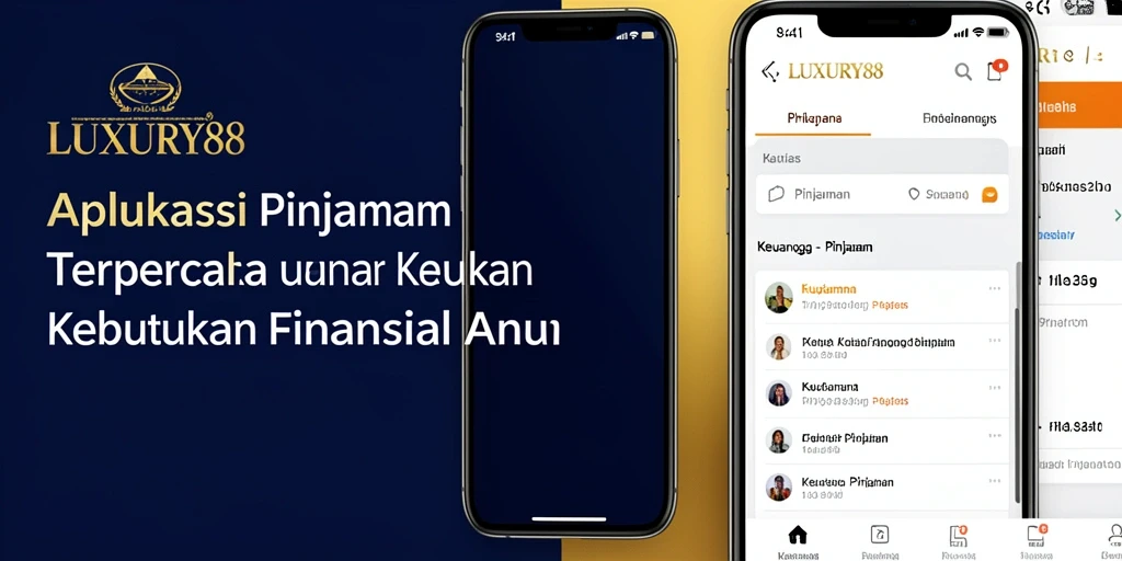 Antarmuka LUXURY88 yang user-friendly dan fungsional untuk pinjaman.